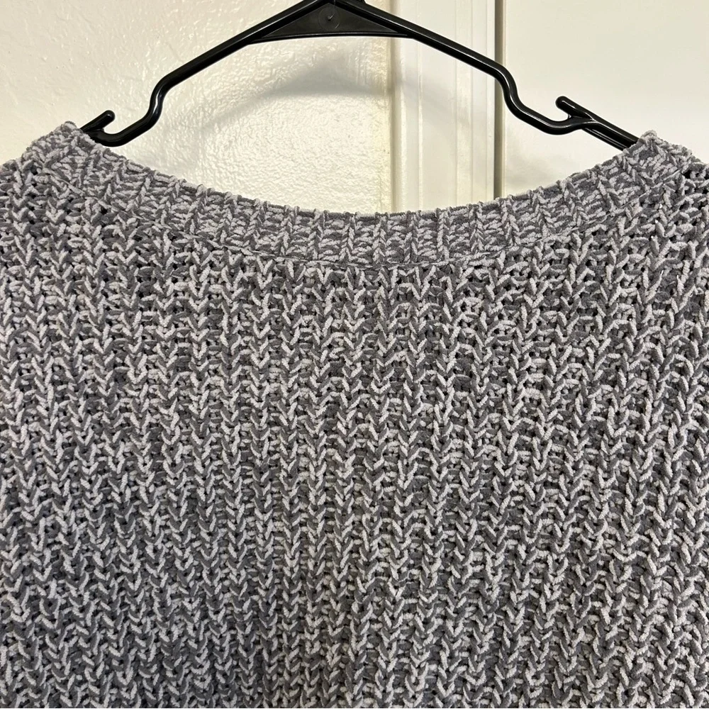 American Eagle Outfitters Gray Chunky Knit Oversized Sweater Size Small